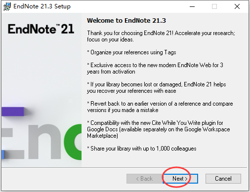 EndNote21软件安装教程+文献管理中文安装包下载-图片3
