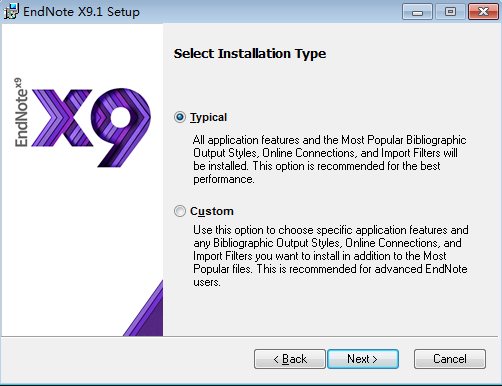 EndNote X9软件安装教程+文献管理中文安装包下载-图片6