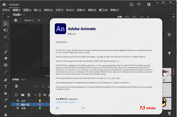 AN2022软件安装教程+Adobe Animate 2022中文安装包下载-图片5